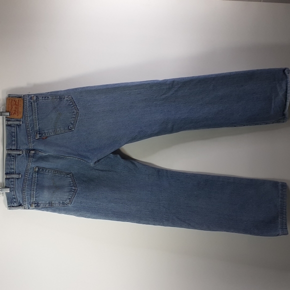 Levi's 517 Medium Blue Bootcut Blue Jeans Size W36 L34 - Picture 7 of 16